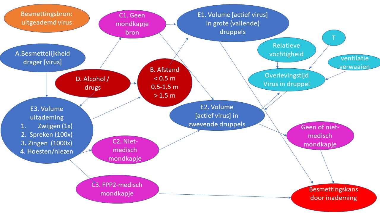 Bayesian coronageloof netwerk